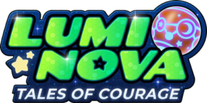 Lumi Nova Tales of Courage Logo.